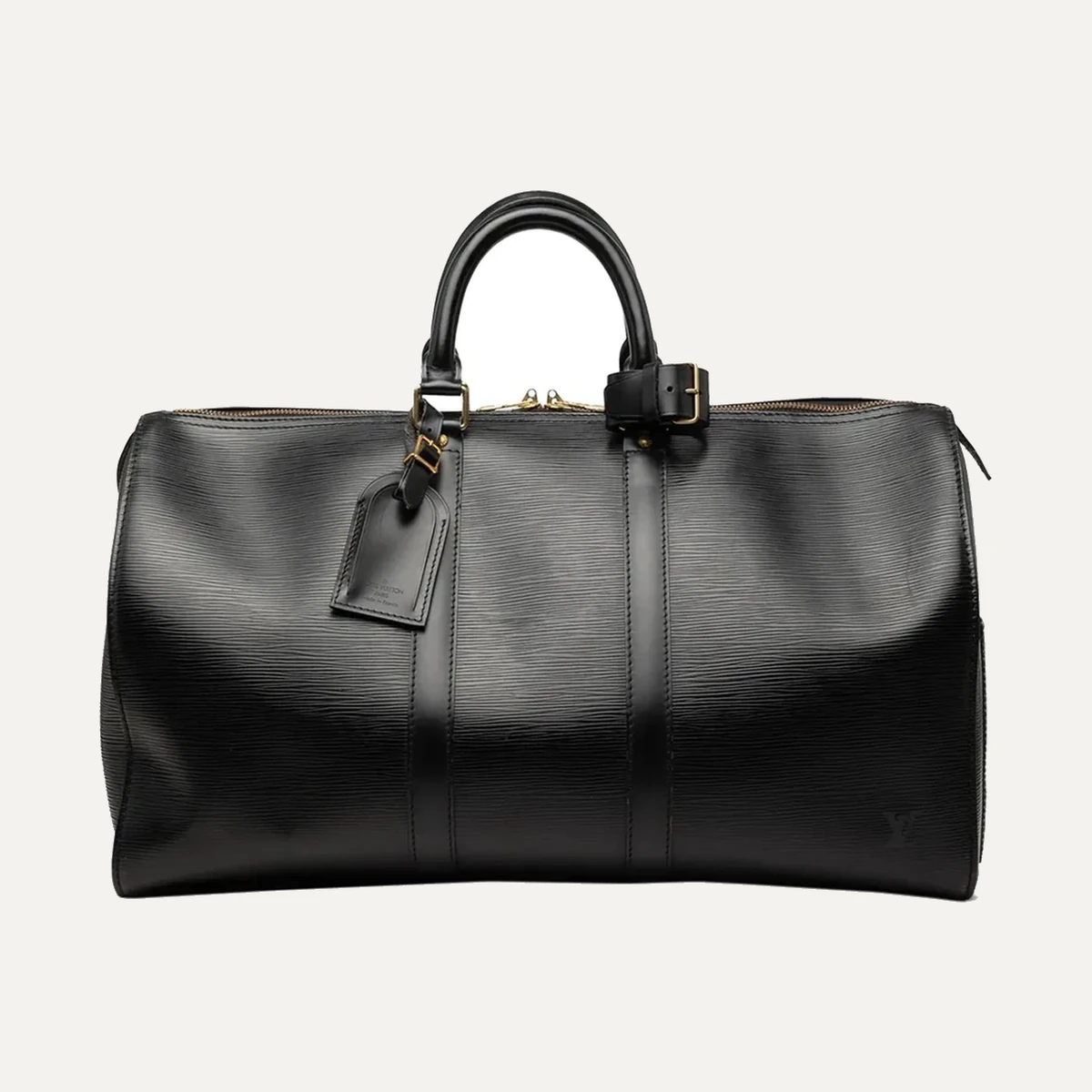 Sac Louis Vuitton Keepal épi noir