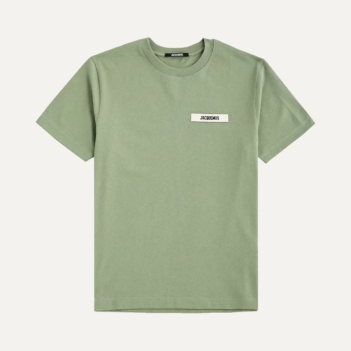 Jacquemus T-Shirt Le Gros Grain Kaki