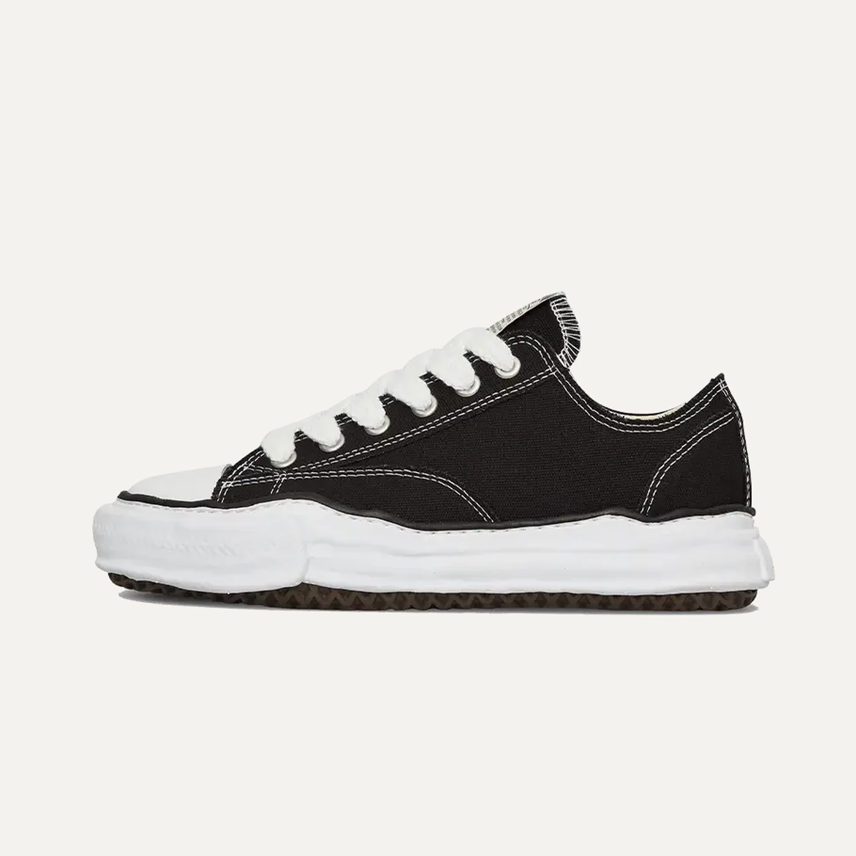 Maison Mihara Yasuhiro Peterson OG Sole Canvas Low Black
