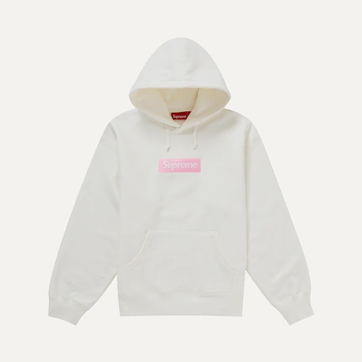 Supreme Hoodie Box Logo White (FW25)